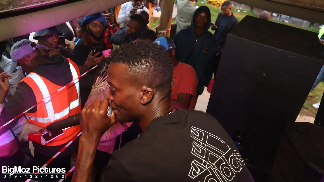 King Monada performing live with PN Audio sound system