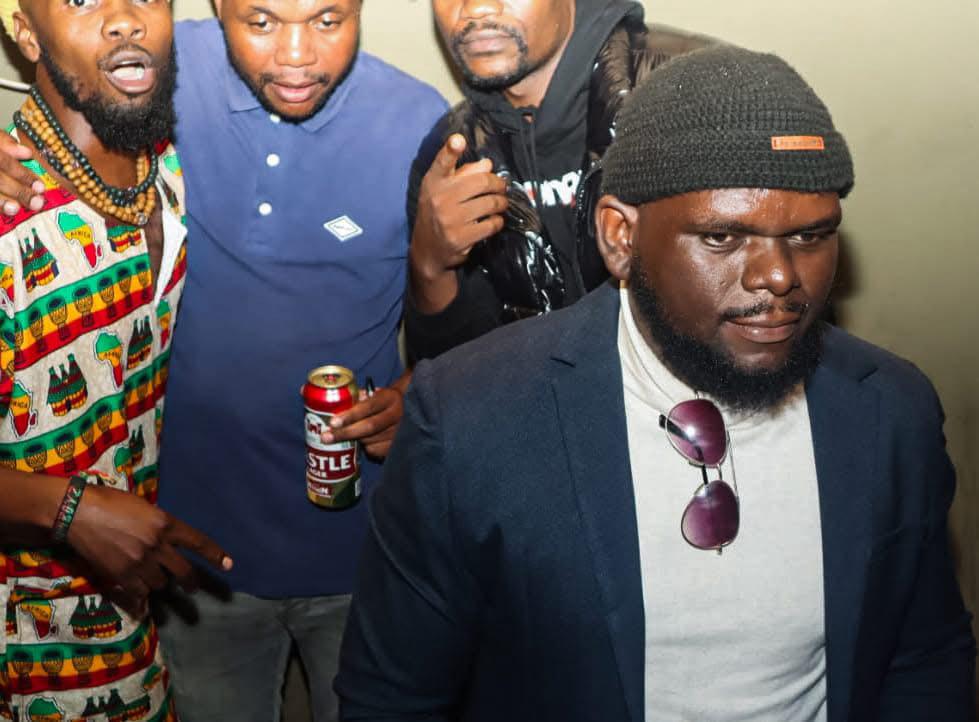 PN Audio founder Nimrod Malepe with actor Clement Maosa at a live event